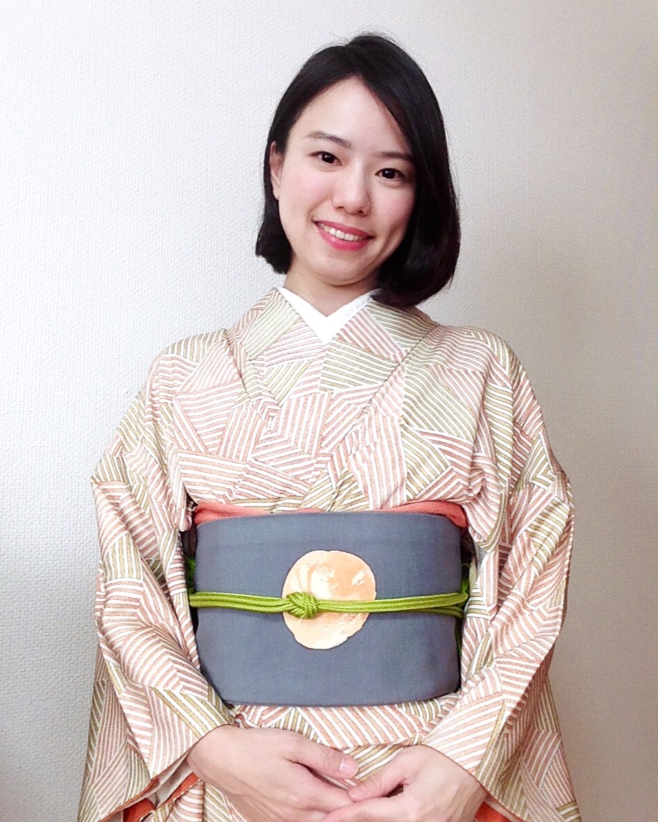 風邪にはりんご帯／大阪の着付け教室きものたまより