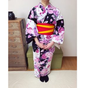 自装コースの最後に浴衣レッスンも【大阪京橋の着付け教室きものたまより】