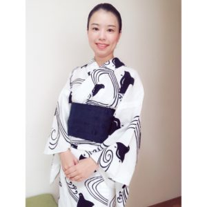 半幅帯多めの夏のカジュアルコーデ【大阪京橋の着付け教室きものたまより】